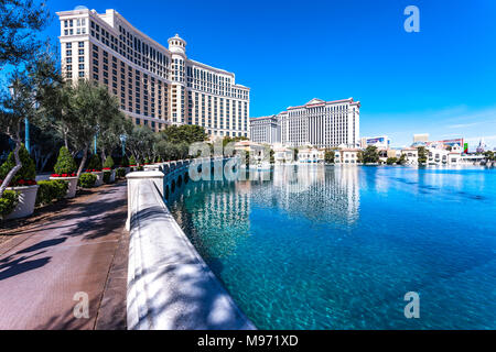 Touristische Blick auf. Las Vegas, Narvarda während des Tages. U.S.A Stockfoto