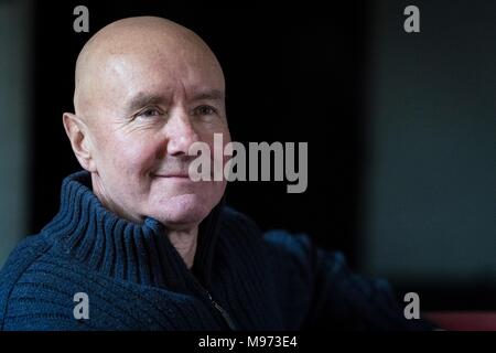 Edinburgh, Großbritannien. 23. März, 2018. Trainspotting Autor, Irvine Welsh, startet sein neues Buch Toten Hosen, für Männer in der Keksfabrik in Edinburgh Credit: Rich Dyson/Alamy leben Nachrichten Stockfoto