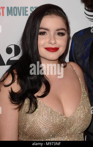 Hollywood, Ca. 22 Mär, 2018. Ariel Winter Im letzten Film Star Premiere auf der Egyptian Theatre in Hollywood, Kalifornien. März 22, 2018. Quelle: David Edwards/Medien Punch/Alamy leben Nachrichten Stockfoto