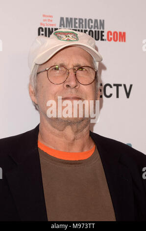 Hollywood, Ca. 22 Mär, 2018. Chevy Chase Im letzten Film Star Premiere auf der Egyptian Theatre in Hollywood, Kalifornien. März 22, 2018. Quelle: David Edwards/Medien Punch/Alamy leben Nachrichten Stockfoto