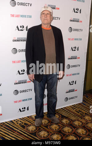 Hollywood, Ca. 22 Mär, 2018. Chevy Chase Im letzten Film Star Premiere auf der Egyptian Theatre in Hollywood, Kalifornien. März 22, 2018. Quelle: David Edwards/Medien Punch/Alamy leben Nachrichten Stockfoto