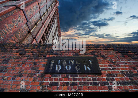 Stanley Dock Tobacco Warehouse in Liverpool, Großbritannien. Stockfoto