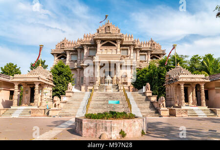 Borij Derasar, ein Jain Tempel in Gandhinagar, Gujarat, Indien Stockfoto