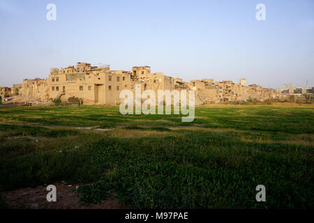 Köziciyerbisi, der letzte verbliebene Teil der Altstadt von Kashgar in Xinjiang, China Stockfoto