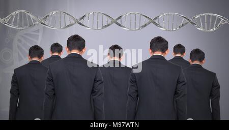 Klonen von Menschen mit genetischen DNA Stockfoto