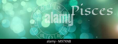 Fische mystischen Sternzeichen Stockfoto