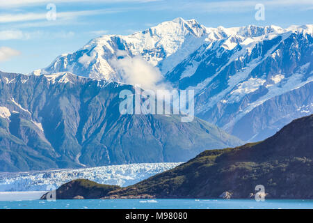 USA, Alaska, St. Elias Mountains und Yukon, Hubbard Gletscher Stockfoto