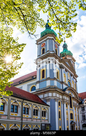 Deutschland, Oberpfalz, Waldsassen, Blick auf die Basilika Waldsassen Stockfoto