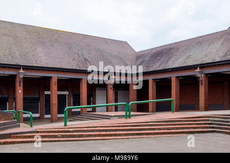 Einsame Victoria Shopping Center in Crewe, Cheshire Vereinigtes Königreich Stockfoto