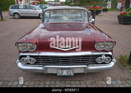 Chevrolet Bel Air 1958, Lulea, Norrbotten County, Schweden Stockfoto