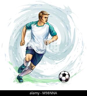 Fußball-Kugel Stock Vektor