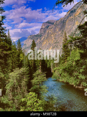 Kings River, Grand Sentinel, Kings Canyon National Park, Kalifornien Stockfoto