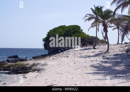 Schönen karibischen Inseln, archipiélago Los Testigos, Venezuela Stockfoto