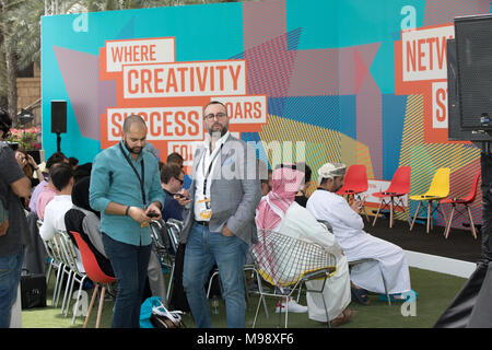 Dubai, VAE, 12. März 2018, Dubai Lynx, Internationales Festival der Kreativität, Dubai, Vereinigte Arabische Emirate, © ifnm Stockfoto