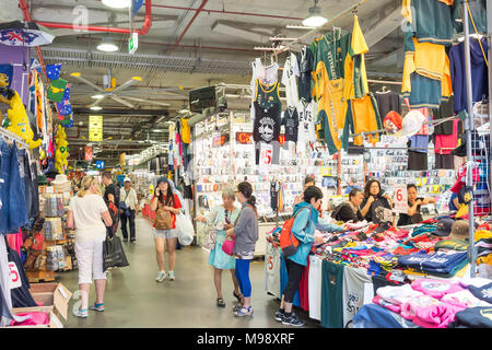 Innenraum Verkaufsstände in Sydney Paddy's Haymarket, Haymarket, Sydney, New South Wales, Australien Stockfoto