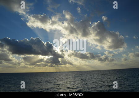 Sonnenuntergang Foto in Key West uns genommen Stockfoto