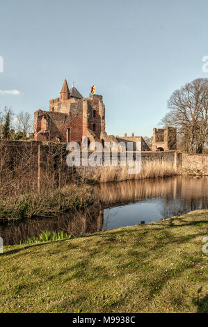 Niederländische schloss Upertrevoux im Sommer Stockfoto