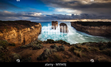 Great Ocean Road Loch Ard Gorge - Tom und Eva Stockfoto