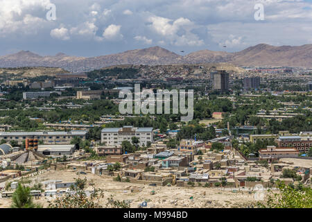 Übersicht von Kabul, Afghanistan Stockfoto