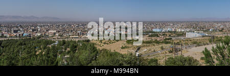 Panoramablick von Herat, Afghanistan Stockfoto