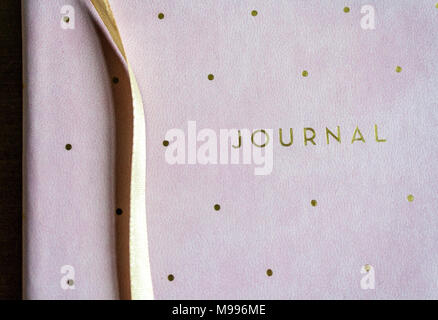 Journal ihre Gedanken Stockfoto