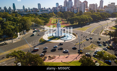 Monumento de los Españoles, oder Denkmal für die Carta Magna und vier Regionen von Argentinien, Buenos Aires, Argentinien Stockfoto