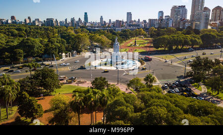 Monumento de los Españoles, oder Denkmal für die Carta Magna und vier Regionen von Argentinien, Buenos Aires, Argentinien Stockfoto