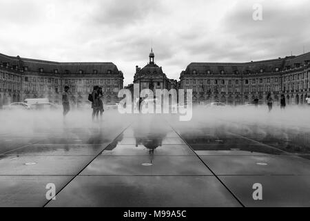 Platzieren Sie De La Bourse, Bordeaux Stockfoto