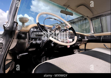 1955 Cadillac Coupe de Ville Serie 62 American Classic Luxury Car Stockfoto