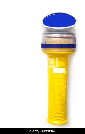 Not-Fackel isolieren, an der Wand Stockfoto