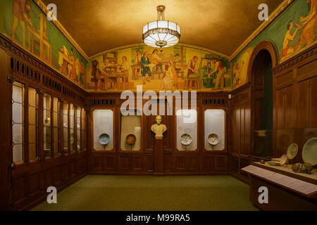 Los Angeles, 23.Juni: Innenansicht des Doheny Memorial Library in der USC am 23.Juni 2017 in Los Angeles, Kalifornien Stockfoto