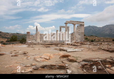 Demeter Tempel auf der Insel Naxos in Griechenland Stockfoto