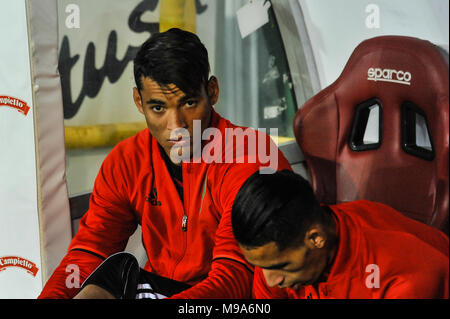 Turin, Italien. 23. März 2018. Während des Fußballspiels amichevole zwischen Marokko und Serbien im Stadion Olimpico Grande Torino am 23. Mars, in Turin, Italien 2018. Quelle: FABIO UDINE/Alamy leben Nachrichten Stockfoto