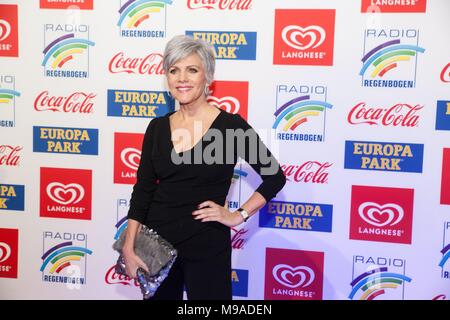 Rust, Deutschland, 23. März 2018, "Radio Regenbogen AWARD 2018 "Roter Teppich" Birgit Schrowange: mediensegel.de/Alamy leben Nachrichten Stockfoto