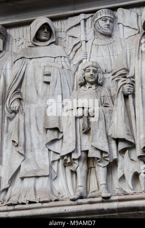 LONDON/GROSSBRITANNIEN - 21. März: Fassade des Obersten Gerichts der Vereinigten Königreich in London am 21. März 2018 Stockfoto