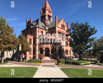 Historische Hopkins County Courthouse in Sulphur Springs, Texas Stockfoto