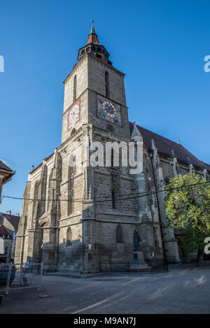 Lutherische Schwarze Kirche, Brasov, Siebenbürgen, Rumänien Stockfoto