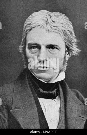 Michael Faraday (1791-1867) Stockfoto