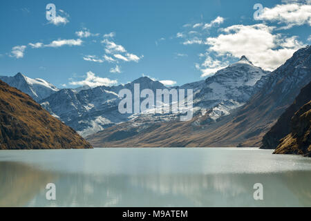 Alpen hinter dem Grand Dixence, Schweiz Stockfoto