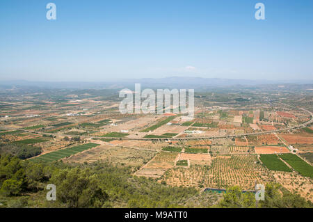 Blick von der Einsiedelei von Santa Lucia in Alcocebre Stockfoto