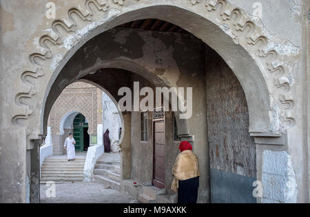 Bab Mkabar Tor, Medina, Tetouan, UNESCO-Weltkulturerbe, Marokko Stockfoto