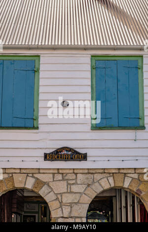 Redcliffe Quay, St. John's, Antigua Stockfoto