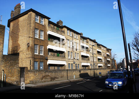 Roman Way Wohnungen Stockfoto