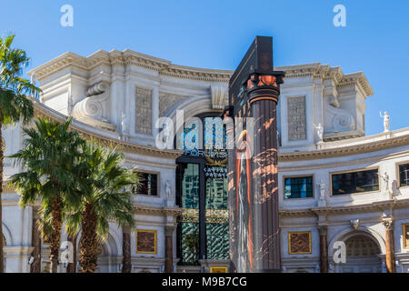 Den Forum Shops im Caesars Palace in Las Vegas. Stockfoto