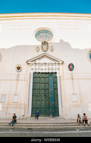 Rom, Italien, 9. August 2016: die Basilika Santa Maria Sopra Minerva Stockfoto