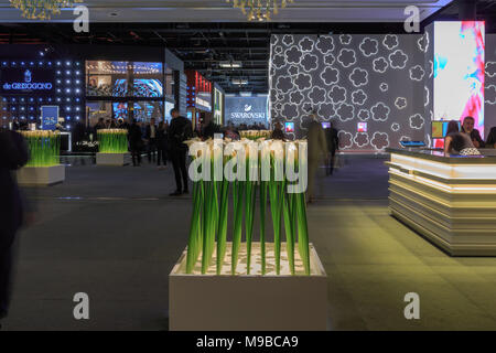 Baselworld Uhren in Basel 2018 Stockfoto