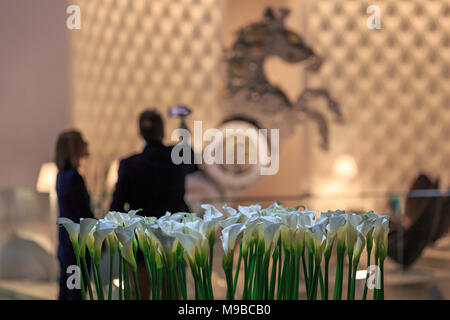 Baselworld Uhren in Basel 2018 Stockfoto