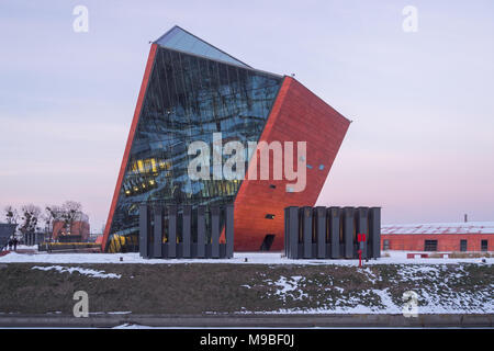 Danzig, Polen - März 04, 2018: Außerhalb des Museums des Zweiten Weltkriegs in Danzig, Polen Stockfoto