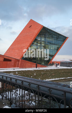 Danzig, Polen - März 04, 2018: Außerhalb des Museums des Zweiten Weltkriegs in Danzig, Polen Stockfoto