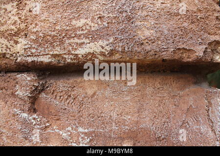 Oberfläche der Marmor mit bräunlichen Farbton. Felsen Textur für Website Hintergrund Stockfoto